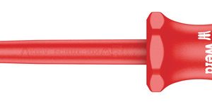 160 iS VDE Insulated screwdriver with reduced blade diameter for slotted screws