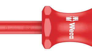 165 iS PZ VDE Insulated screwdriver with reduced blade diameter for Pozidriv screws