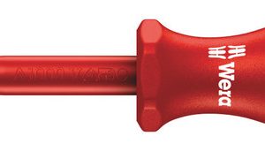 165 iSS PZ/S VDE Insulated screwdriver with reduced blade diameter for PlusMinus screws (Pozidriv/slotted)