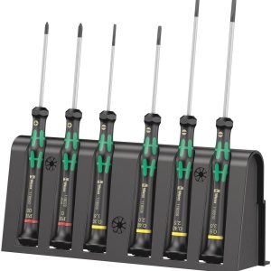 2035/6 A Screwdriver set and rack for electronic applications
