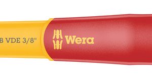 8007 B VDE Zyklop ratchet, insulated, with switch lever, with 3/8" drive