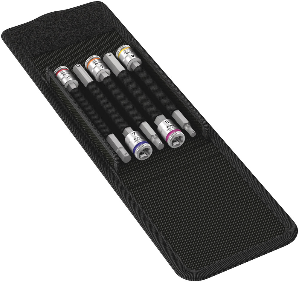 8740 A HF 1 Zyklop bit socket set with holding function, 1/4" drive
