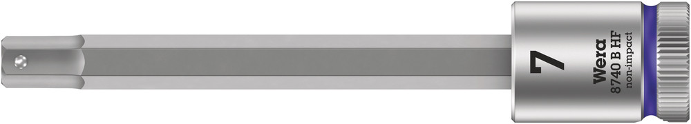 8740 B HF Zyklop bit socket with holding function, 3/8" drive