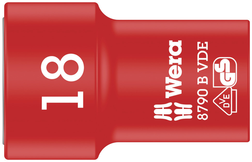 8790 B VDE Zyklop 3/8" socket, insulated