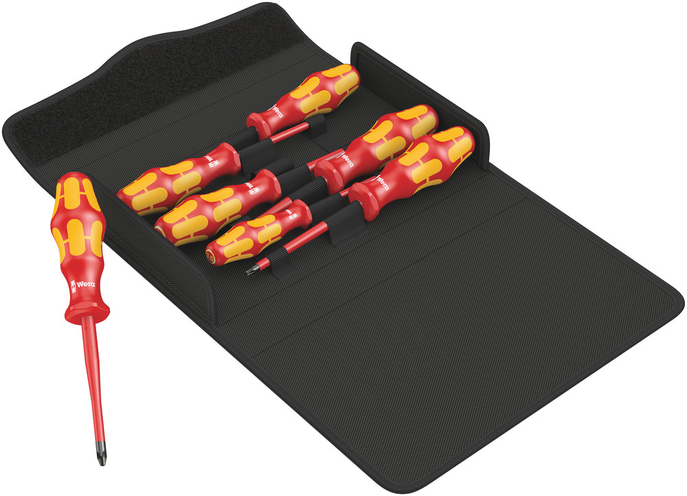 Kraftform 100 iS/7 set 1 Screwdriver set Kraftform Plus series 100. Partly with reduced blade diameter