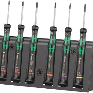 2050/6 Screwdriver set and rack for electronic applications
