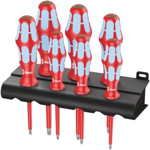 3167 i/7 TORX® Screwdriver set, stainless and rack
