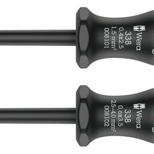 338/2 Set of actuation tools for terminal blocks (spring cages)