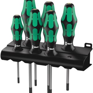 367/6 TORX® HF Kraftform Plus Screwdriver set with holding function and rack
