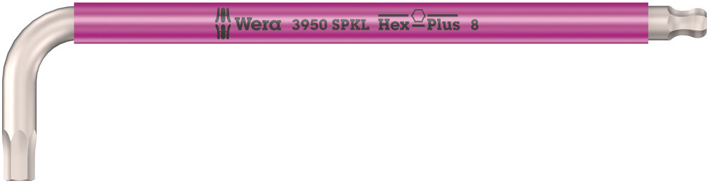 3950 SPKL Multicolour L-key, metric, stainless