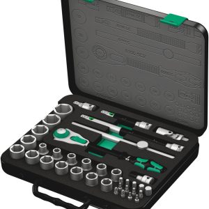 8100 SC 2 Zyklop Speed Ratchet Set, 1/2" drive, metric