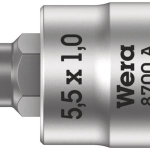 8700 A FL Slotted screws Zyklop bit socket, 1/4" drive