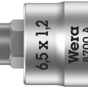 8700 A FL Slotted screws Zyklop bit socket, 1/4" drive