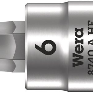 8740 A HF Zyklop bit socket with holding function, 1/4" drive