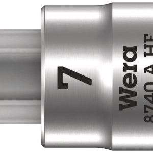 8740 A HF Zyklop bit socket with holding function, 1/4" drive
