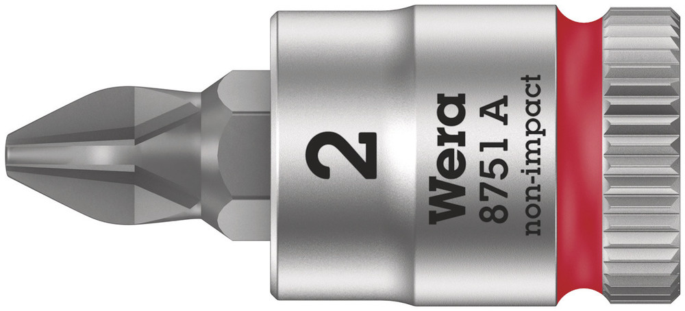 8751 A Phillips Zyklop bit socket, 1/4" drive