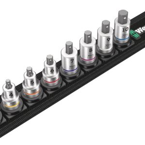 Belt B 2 Zyklop In-Hex-Plus bit socket set with holding function, 3/8" drive